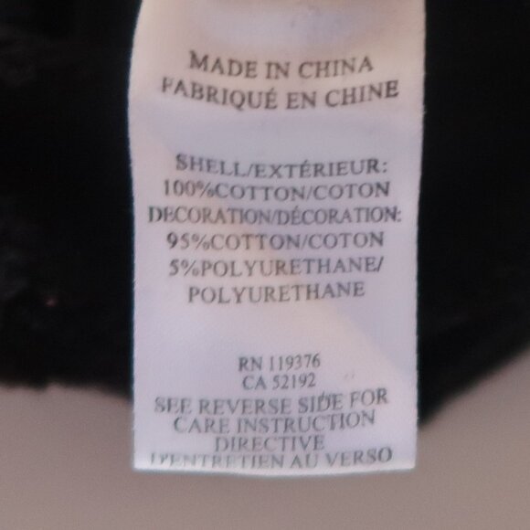 Helmut Lang Black Cotton Moto Sleeve Sweatshirt with Drawstring Hem Size L - Picture 8 of 9